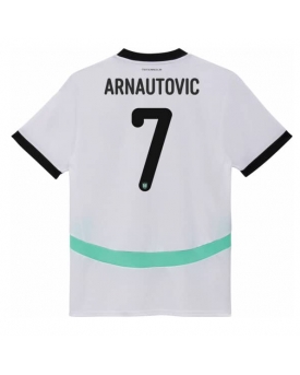 Austria Marko Arnautovic #7 Maglia Gara Trasferta Repliche Europei 2024 Donna Austria Marko Arnautovic #7 Maglia Gara Trasferta Repliche Europei 2024 Donna